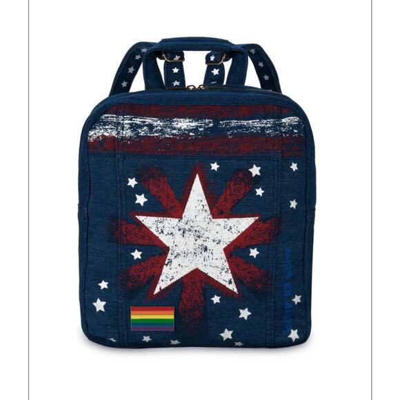 NWT Disney Parks America Chavez Denim Backpack Dr. Strange in Multiverse Madness - Picture 1 of 6